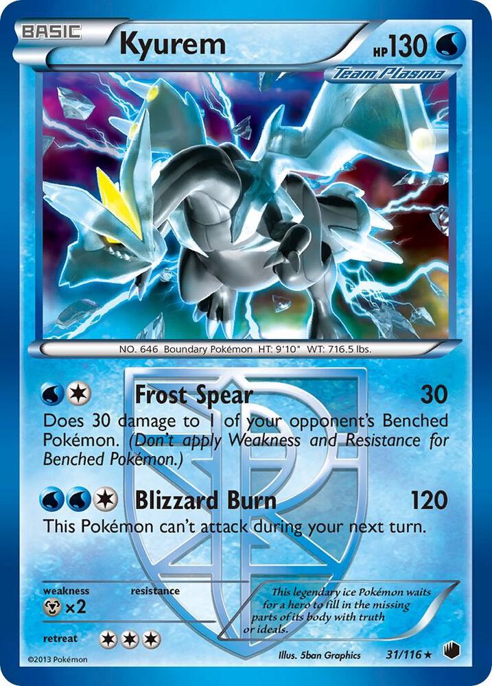 Pokemon Kyurem 31/116 Plasma Freeze