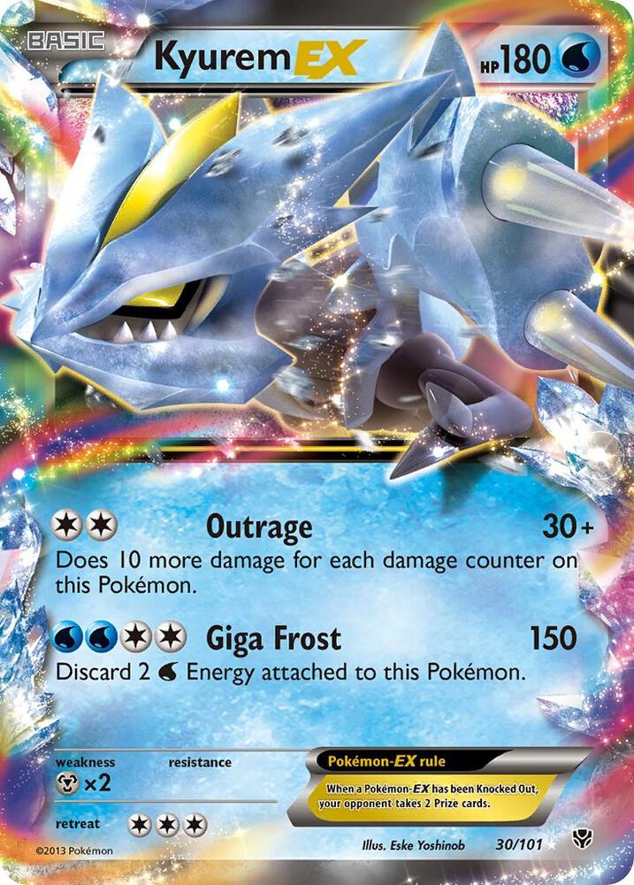 Pokemon Kyurem EX 30/101 Plasma Blast