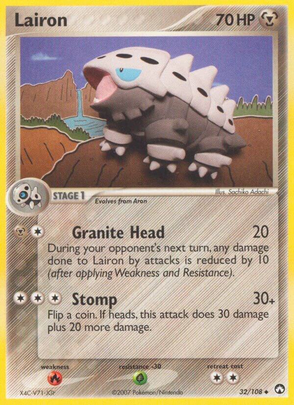 Pokemon Lairon 32/108 Power Keepers