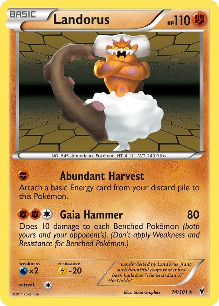 Pokemon Landorus 74/101 Noble Victories