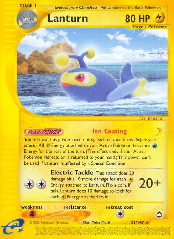 Pokemon Lanturn 21/147 Aquapolis