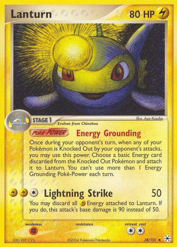 Pokemon Lanturn 38/101 Hidden Legends
