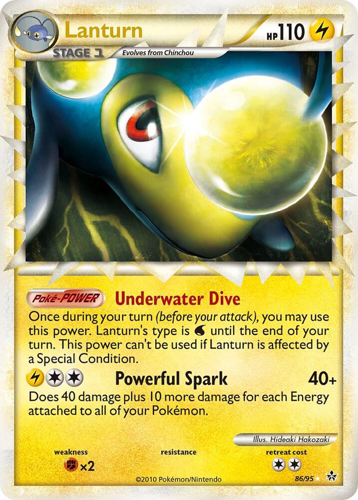 Pokemon Lanturn Prime 86/95 Unleashed