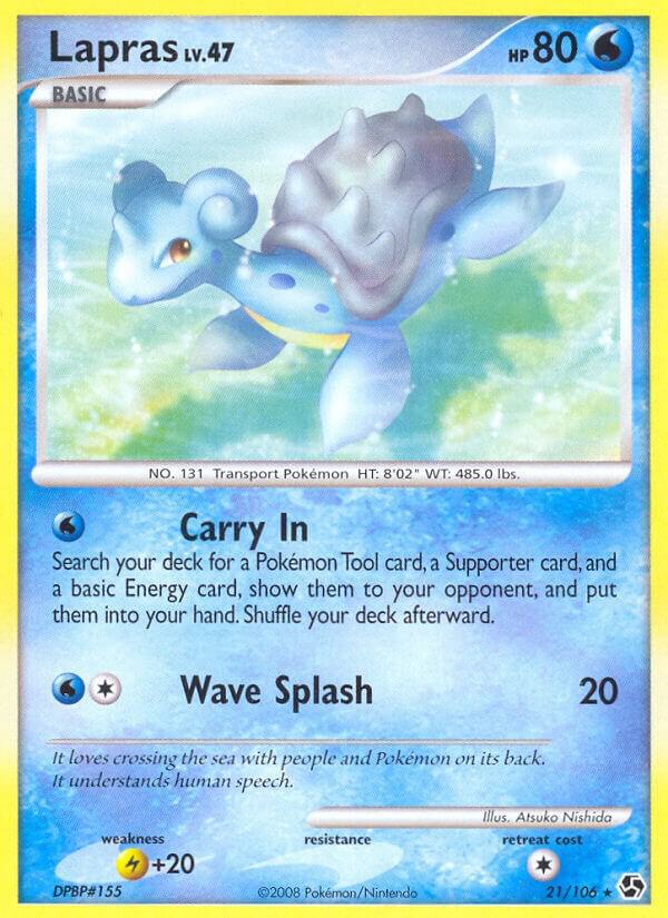 Pokemon Lapras 21/106 Great Encounters