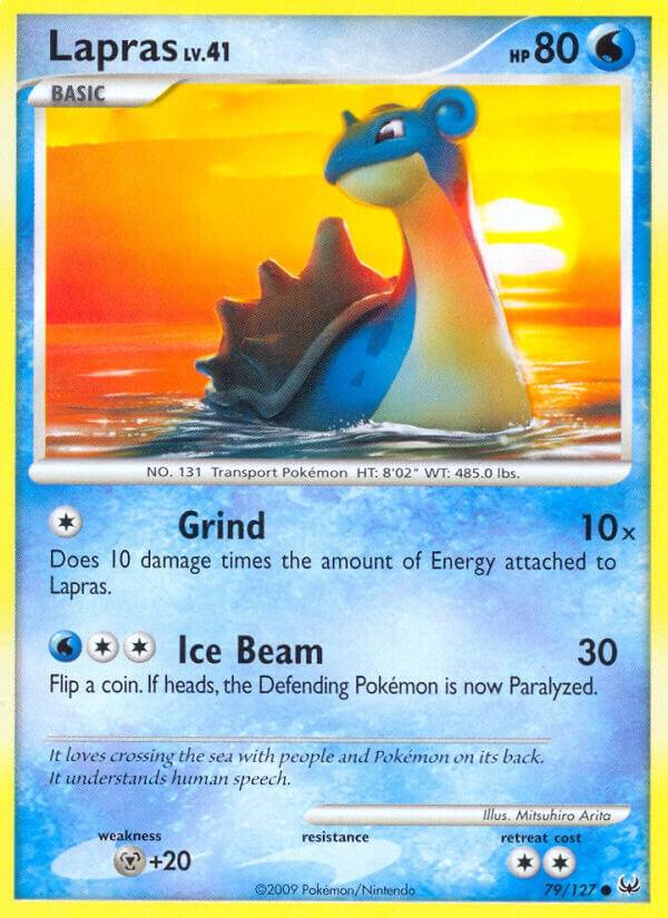 Pokemon Lapras 79/127 Platinum
