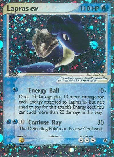 Pokemon Lapras ex 99/109 EX Ruby & Sapphire