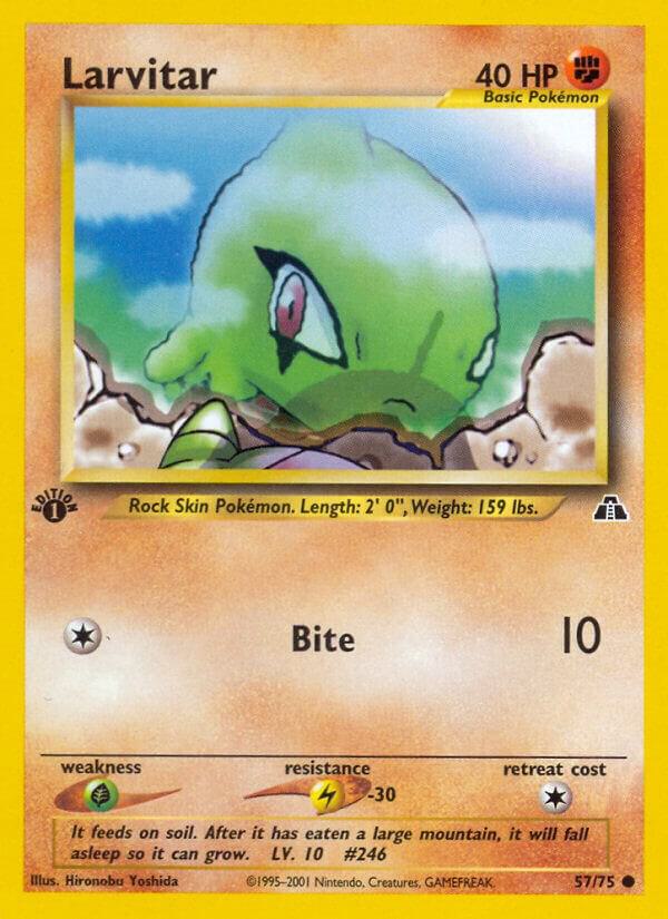 Pokemon Larvitar 57/75 Neo Discovery