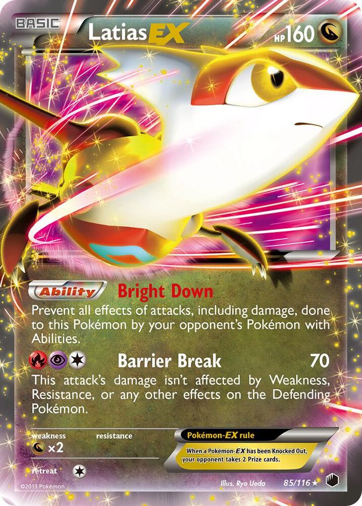 Pokemon Latias EX 85/116 Plasma Freeze