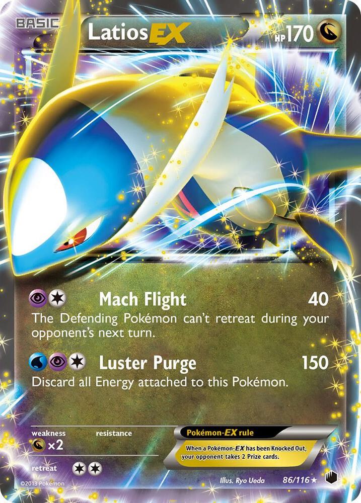Pokemon Latios EX 86/116 Plasma Freeze