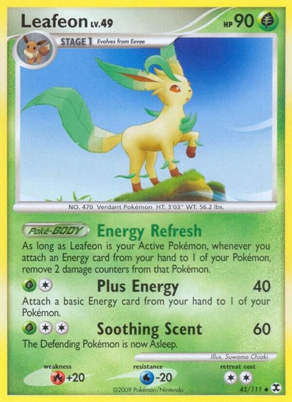 Pokemon Leafeon 45/111 Rising Rivals
