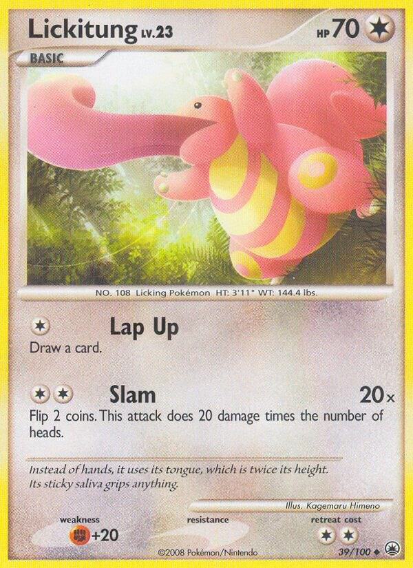 Pokemon Lickitung 39/100 Majestic Dawn