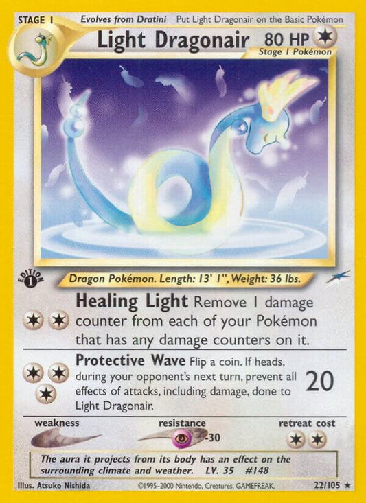 Pokemon Light Dragonair 22/105 Neo Destiny