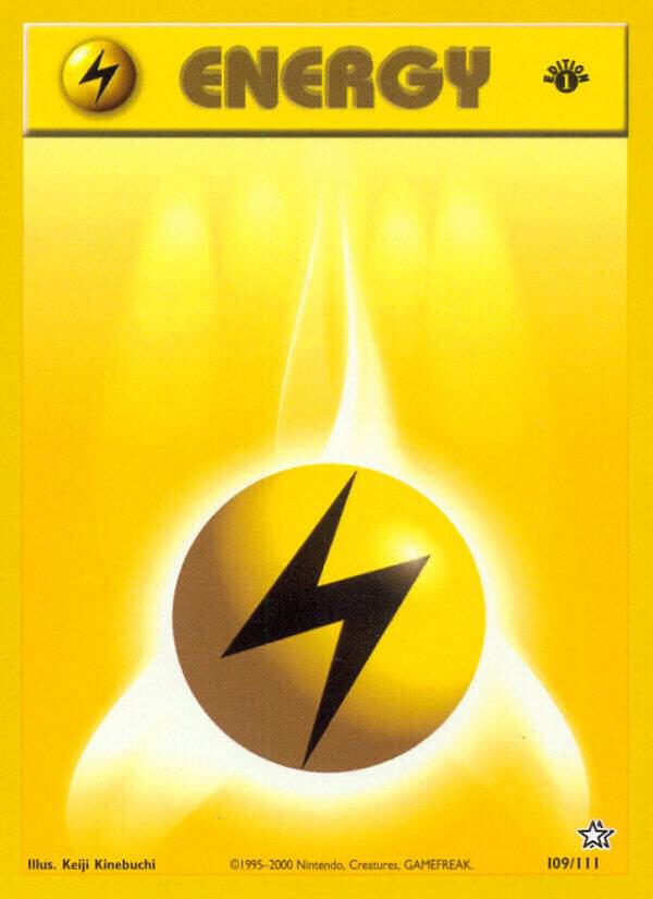 Pokemon Lightning Energy # 109 Neo Genesis