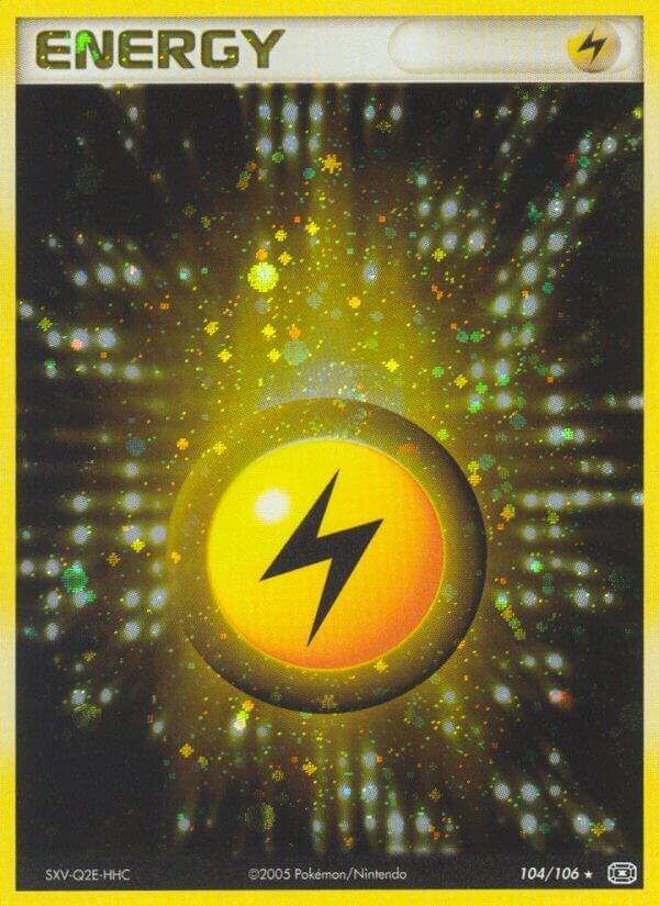 Pokemon Lightning Energy 104/106 Emerald