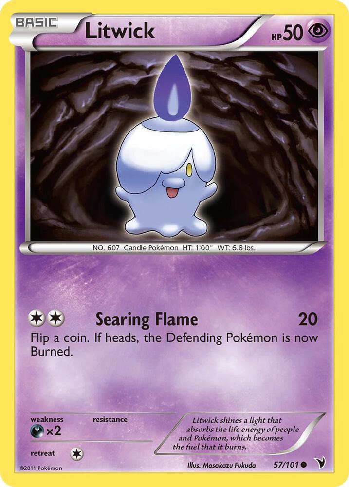 Pokemon Litwick 57/101 Noble Victories