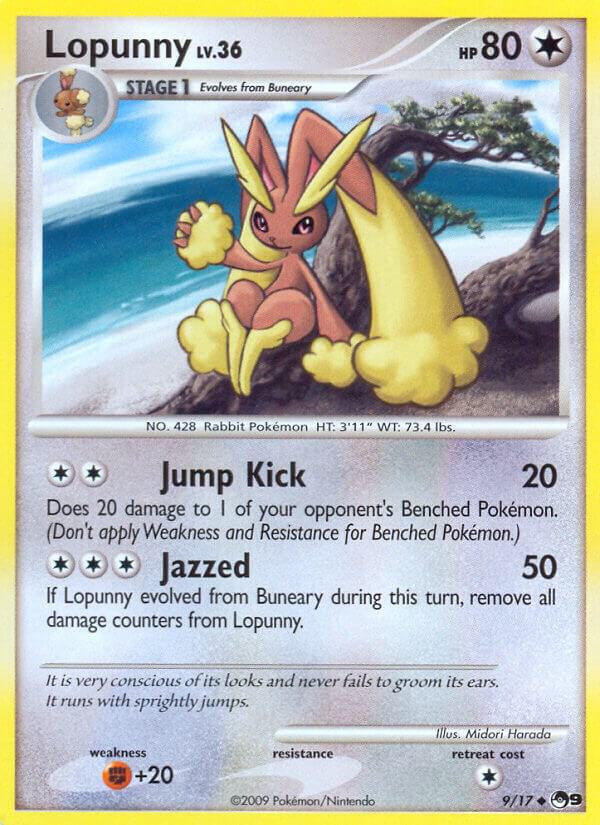 Pokemon Lopunny 9/17 POP Series 9