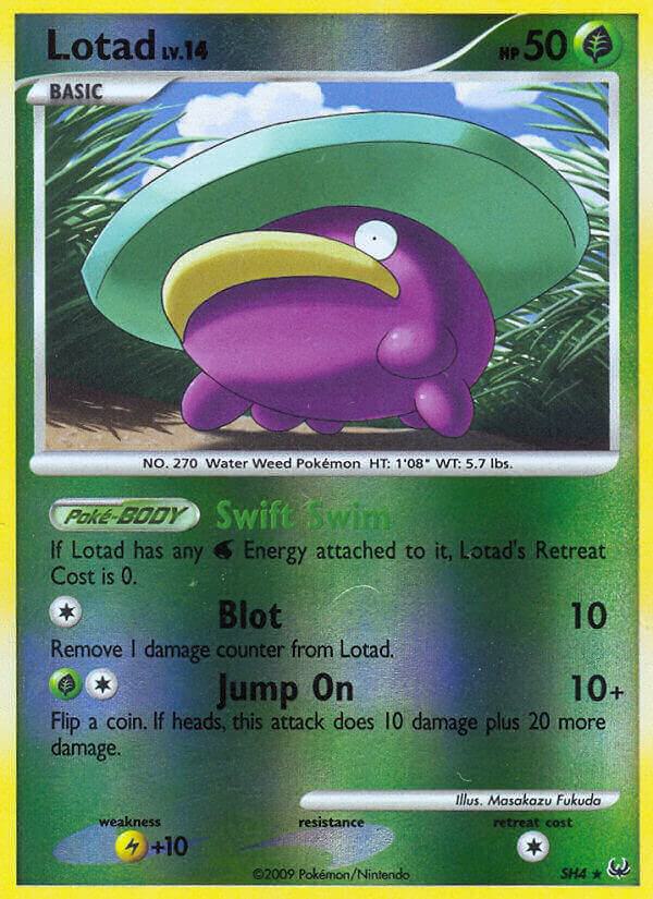 Pokemon Lotad SH4 Platinum