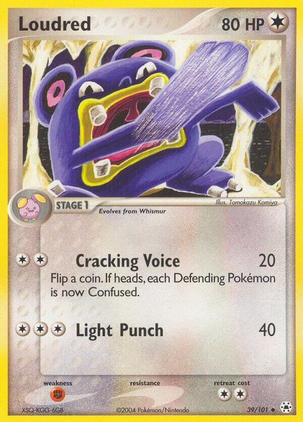 Pokemon Loudred 39/101 Hidden Legends
