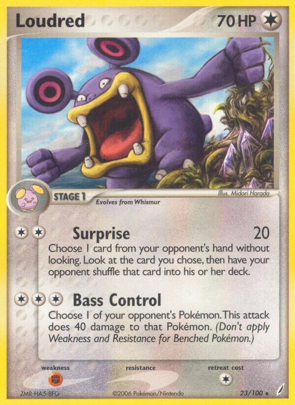 Pokemon Loudred 23/100 Crystal Guardians