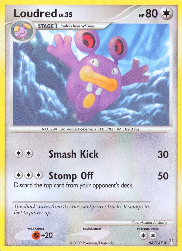 Pokemon Loudred 64/147 Supreme Victors