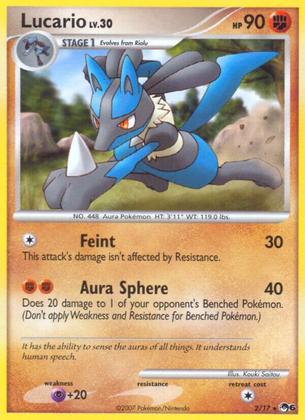Pokemon Lucario 2/17 POP Series 6