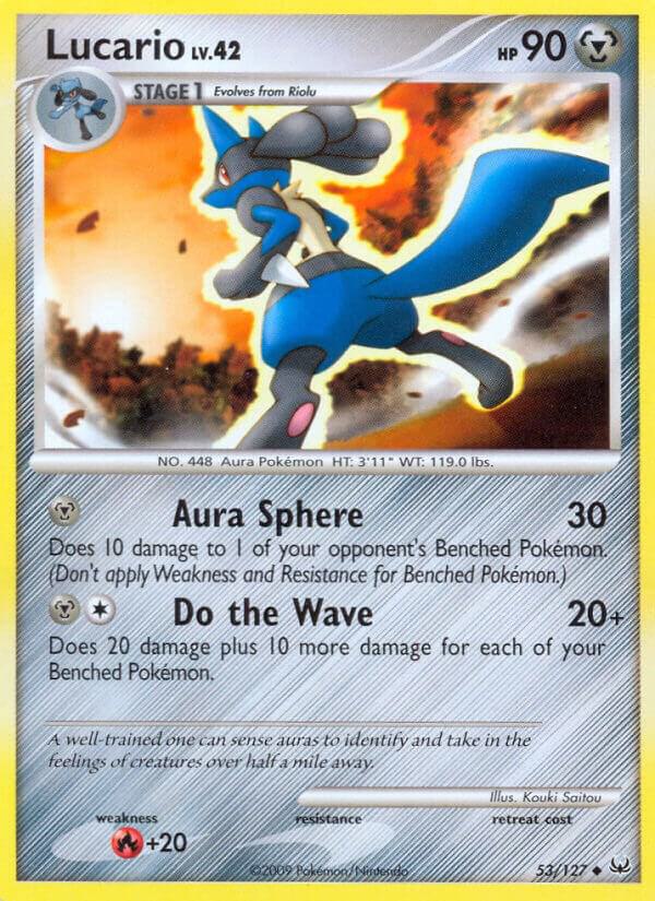 Pokemon Lucario 53/127 Platinum