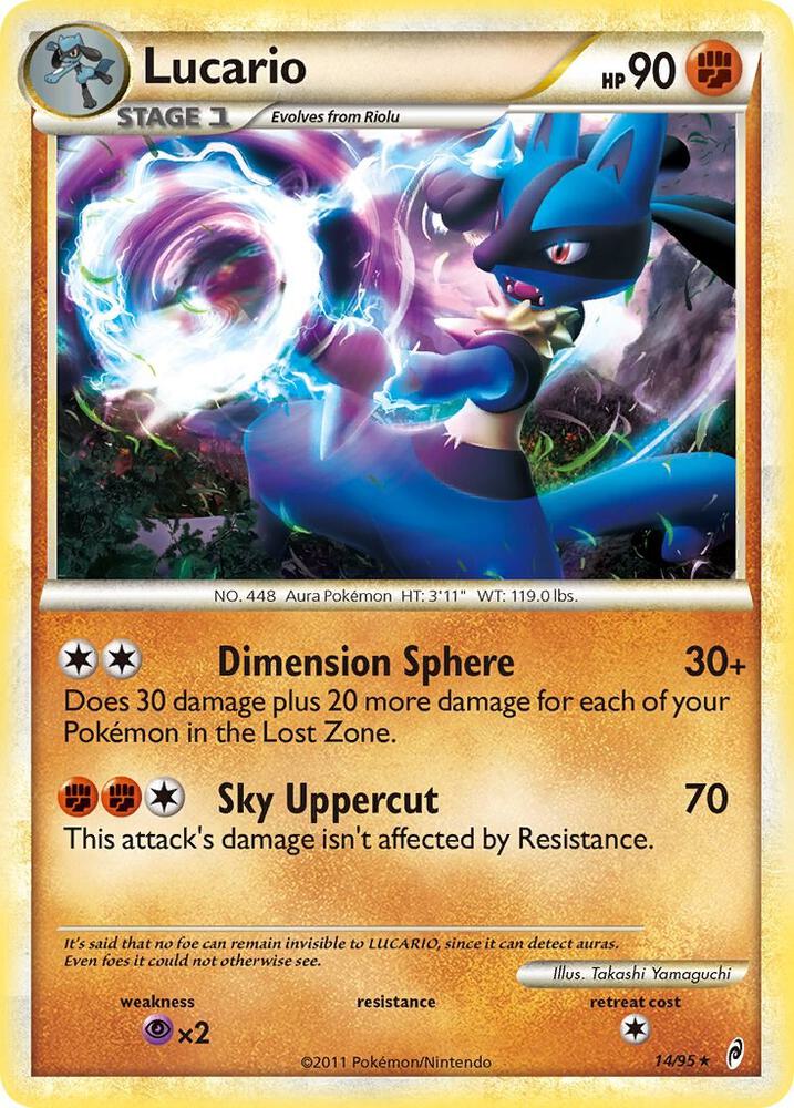 Pokemon Lucario 14/95 Call of Legends