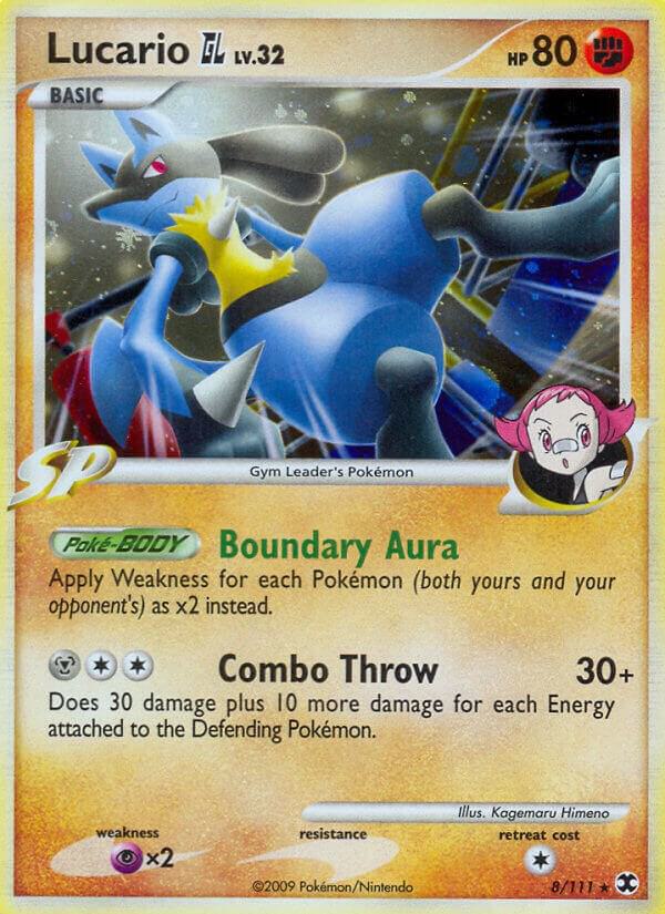 Pokemon Lucario GL 8/111 Rising Rivals