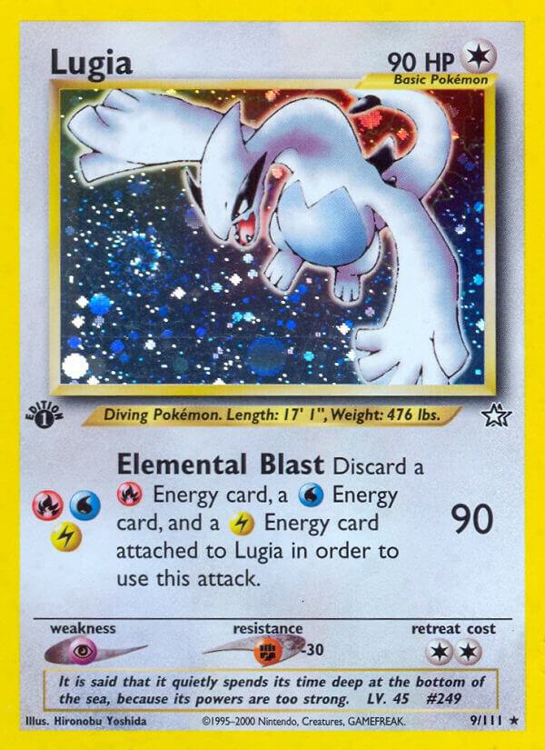 Pokemon Lugia # 9 Neo Genesis