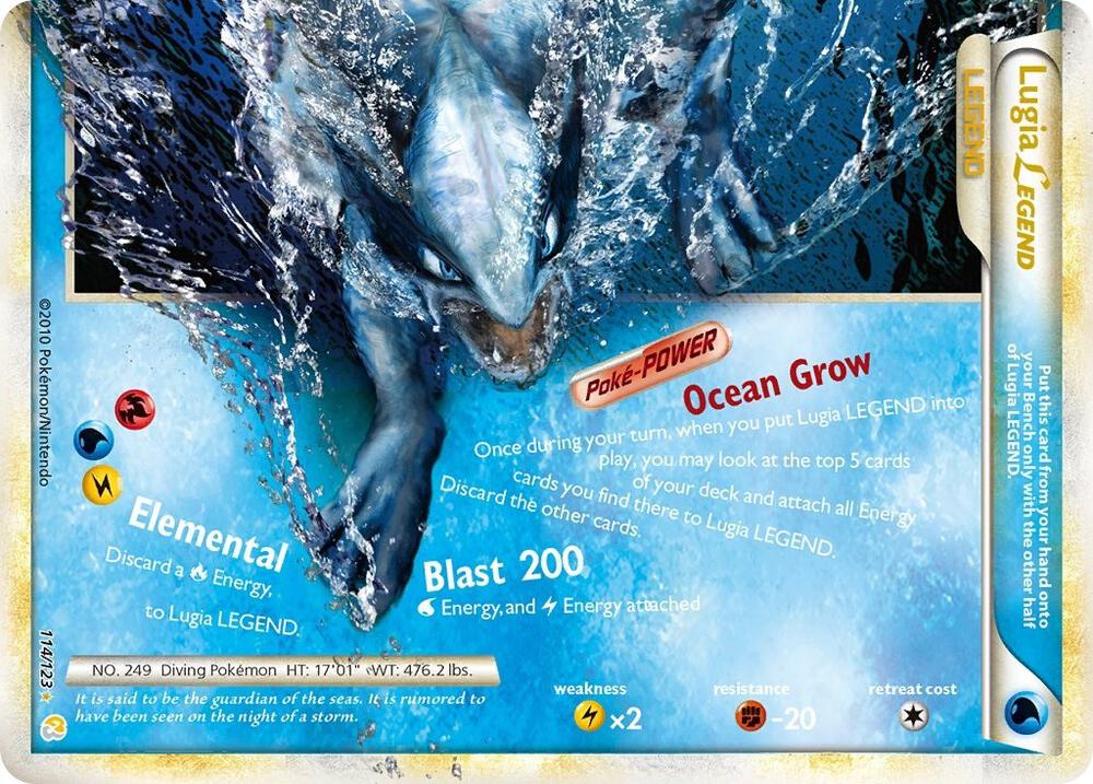 Pokemon Lugia Legend 114/123 HeartGold & SoulSilver