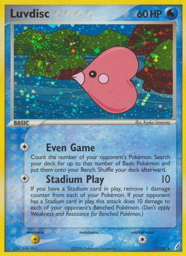Pokemon Luvdisc 7/100 Crystal Guardians