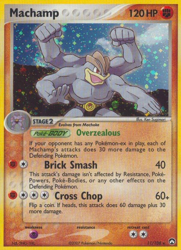 Pokemon Machamp 11/108 Power Keepers