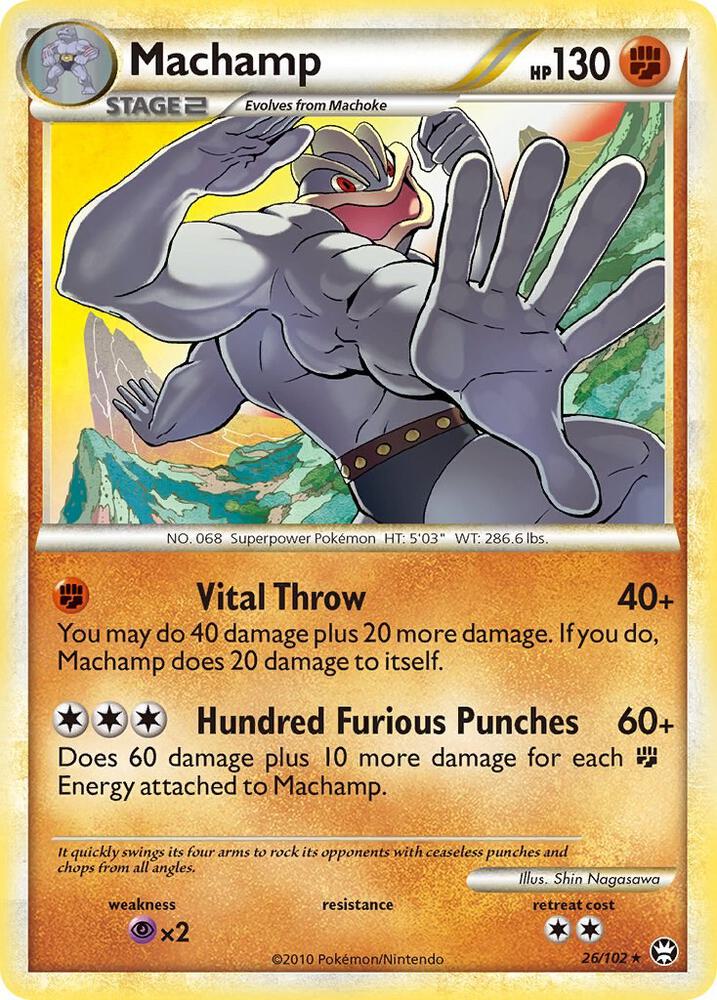 Pokemon Machamp 26/102 Triumphant