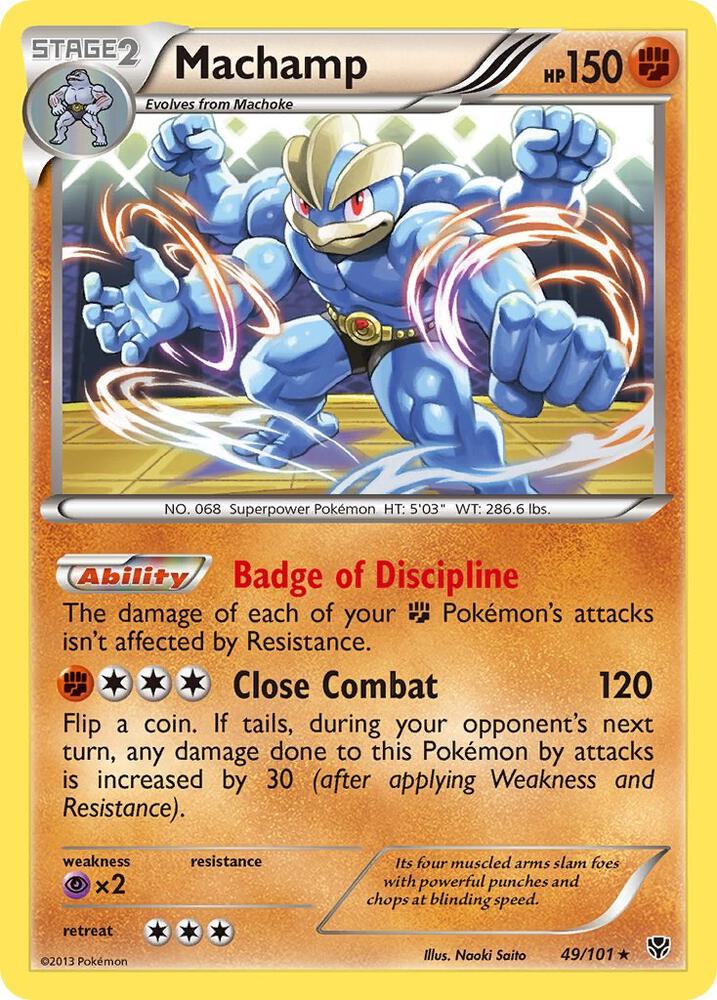 Pokemon Machamp 49/101 Plasma Blast
