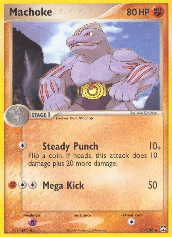 Pokemon Machoke 33/108 Power Keepers