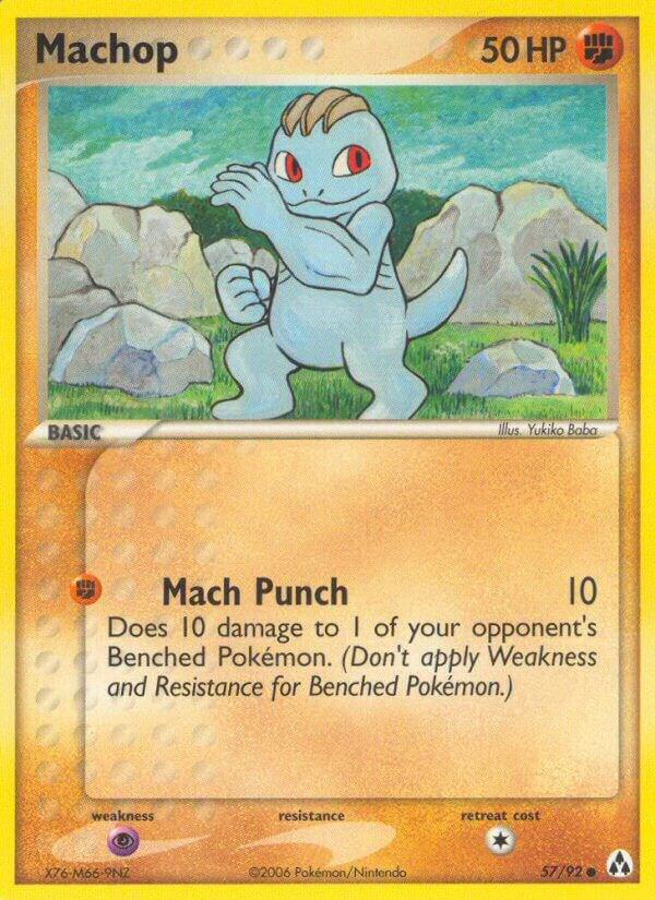Pokemon Machop 57/92 Legend Maker