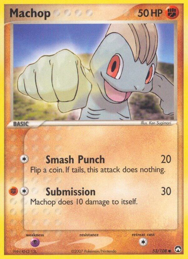 Pokemon Machop 53/108 Power Keepers