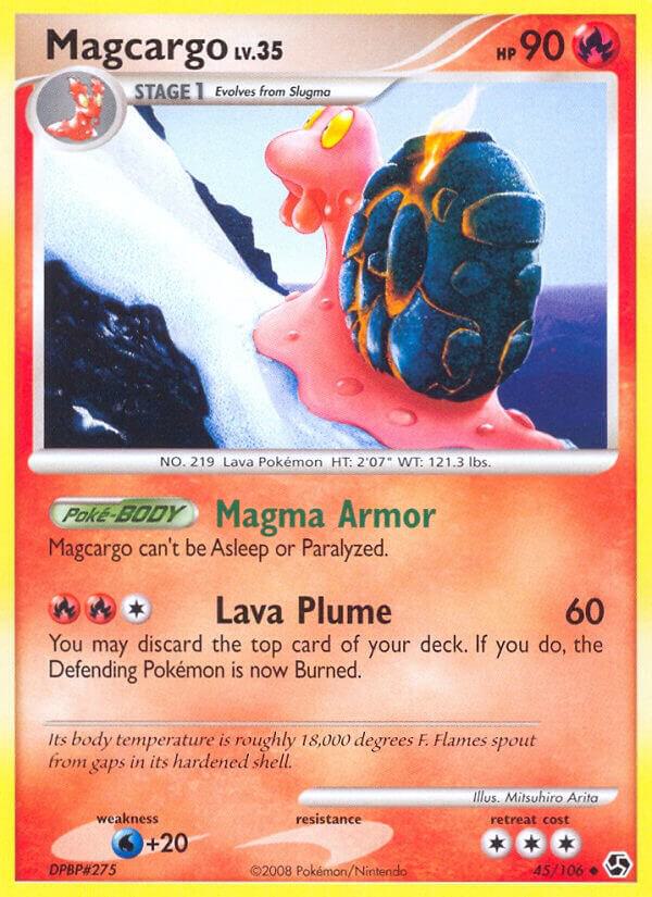 Pokemon Magcargo 45/106 Great Encounters