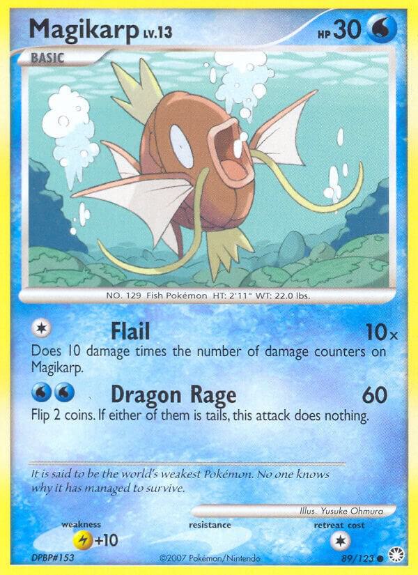 Pokemon Magikarp 89/123 Mysterious Treasures