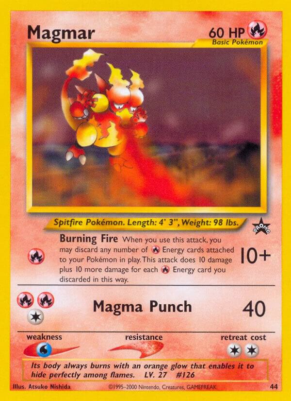 Pokemon Magmar #44 WOTC Promo