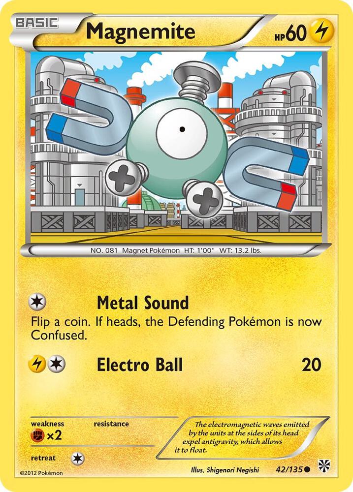 Pokemon Magnemite 42/135 Plasma Storm