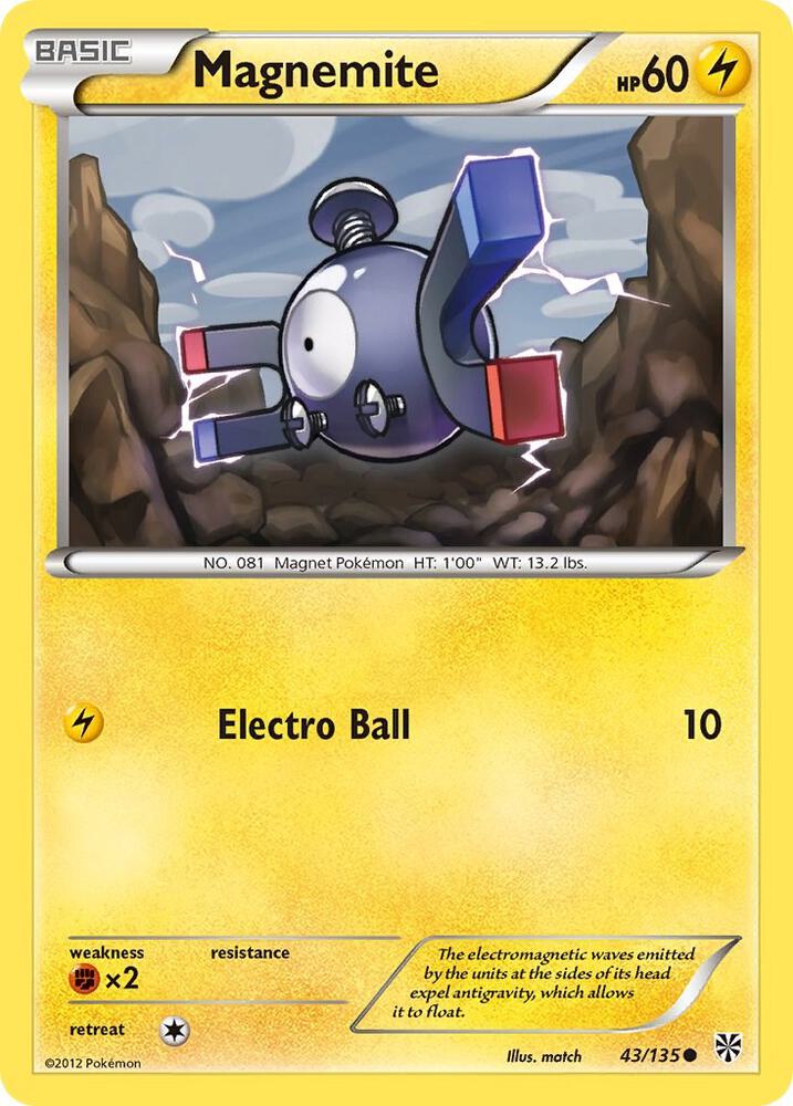 Pokemon Magnemite 43/135 Plasma Storm