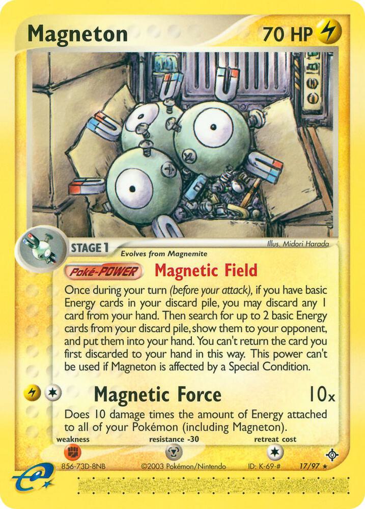 Pokemon Magneton 17/100 Dragon