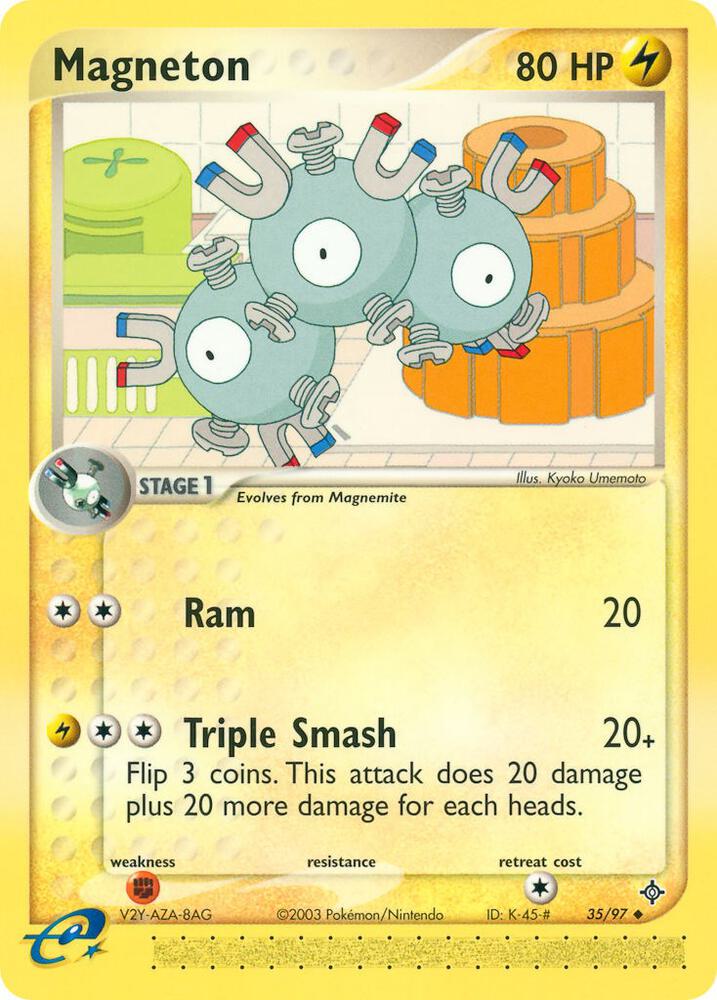 Pokemon Magneton 35/100 Dragon