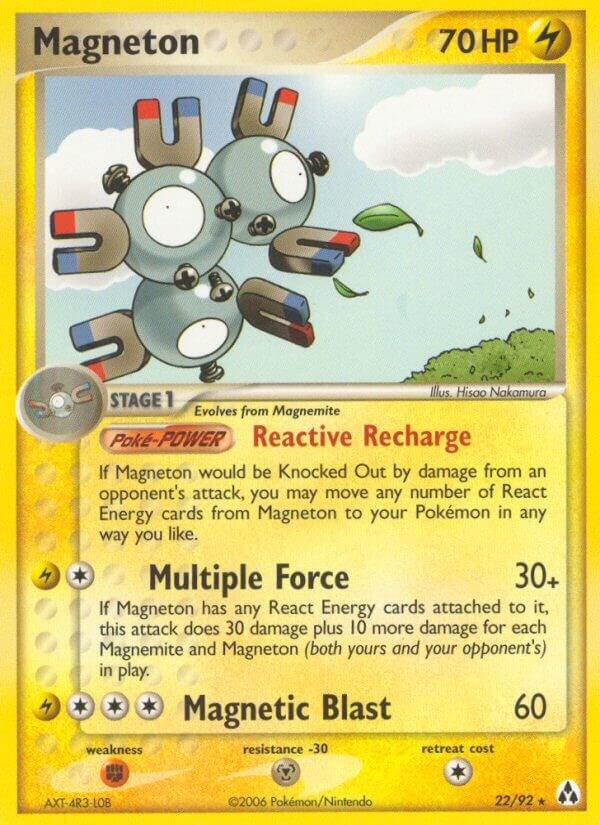 Pokemon Magneton 22/92 Legend Maker