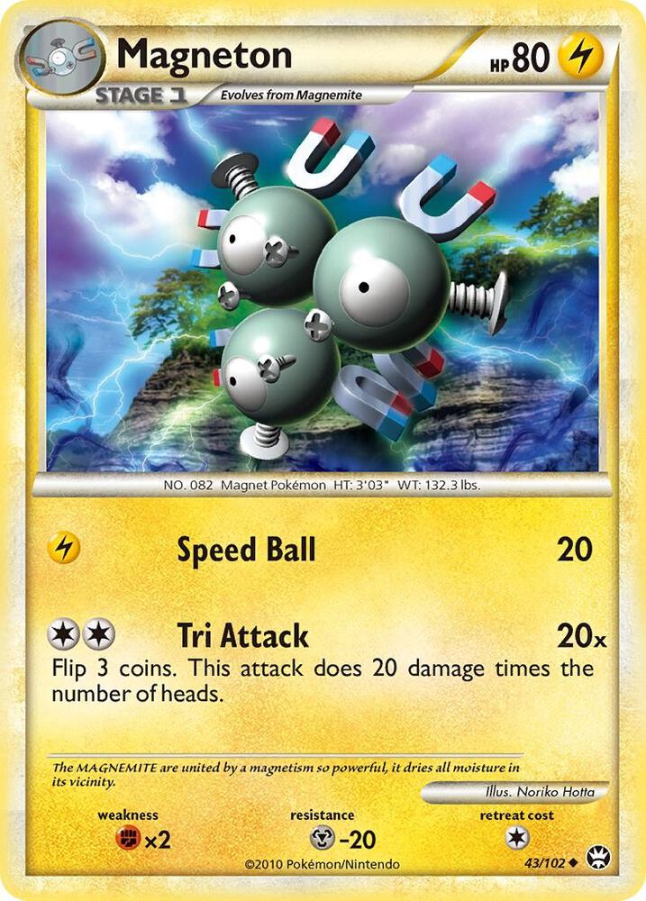 Pokemon Magneton 43/102 Triumphant