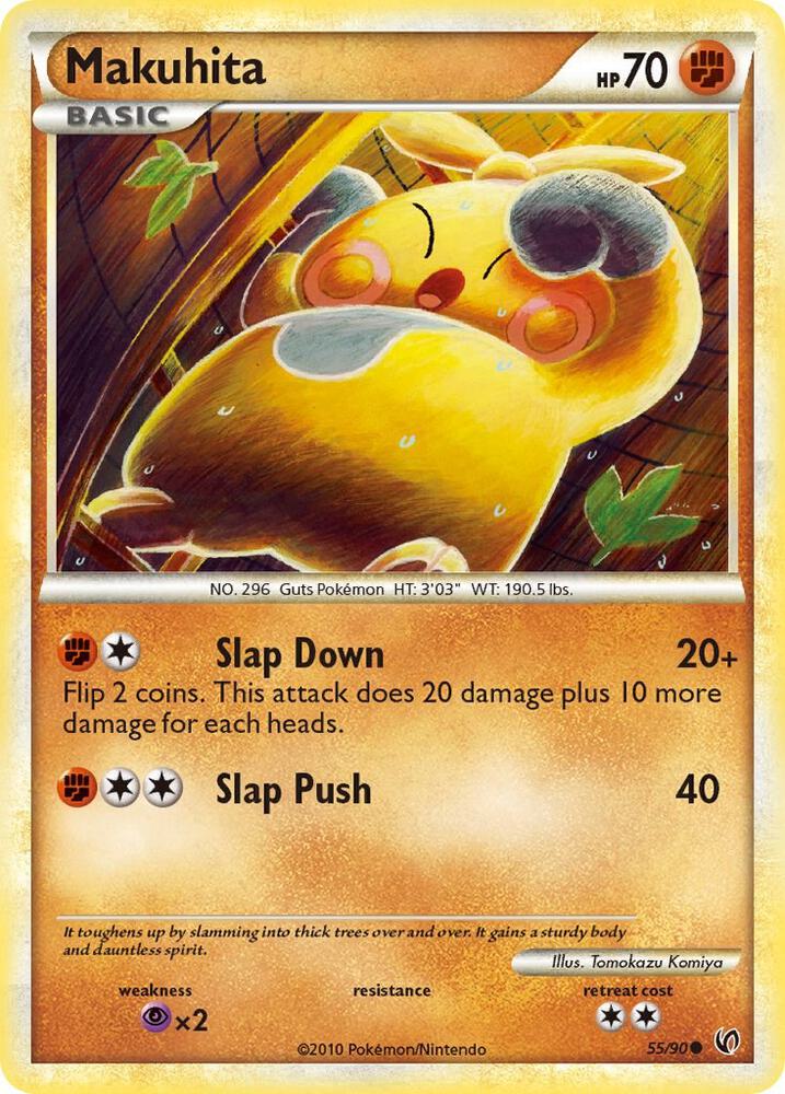 Pokemon Makuhita 55/90 Undaunted