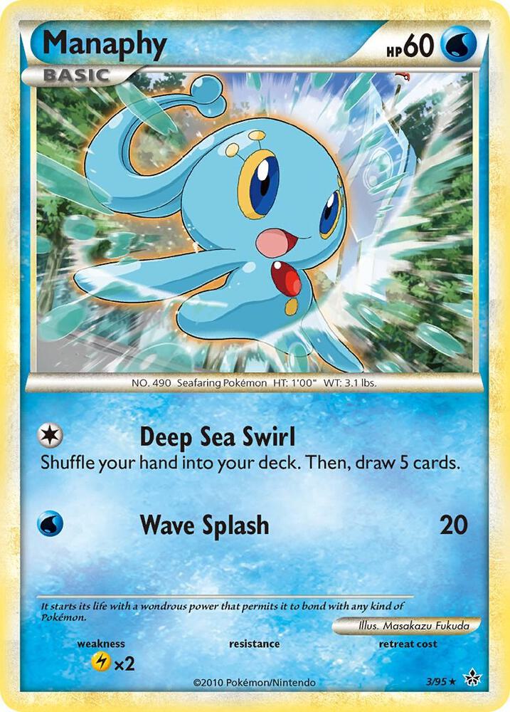 Pokemon Manaphy 3/95 Unleashed