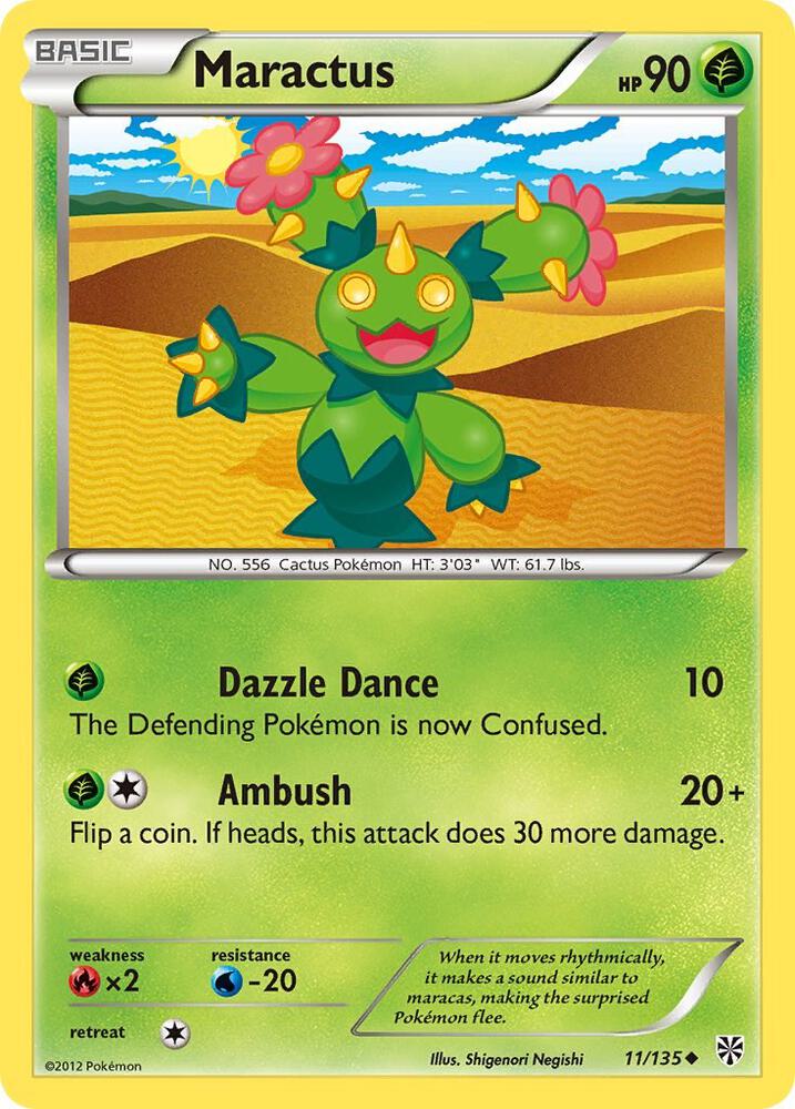 Pokemon Maractus 11/135 Plasma Storm