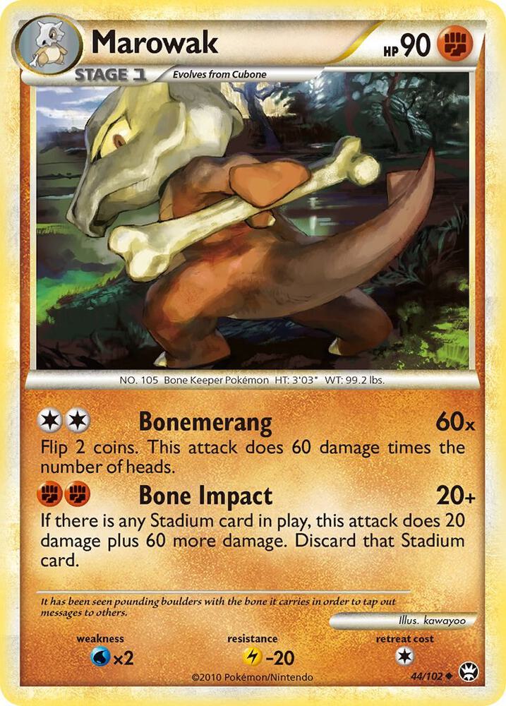 Pokemon Marowak 44/102 Triumphant